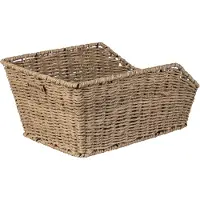 Basil Centro Rattan Look Bakhjulskorg beige 2022 Cykelkorgar för pakethållare