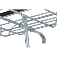 Basil Portland Front Basket 25l silver 2022 Cykelkorgar