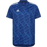 Adidas Tränings T-Shirt Condivo 21 - Blå/Vit, storlek Small