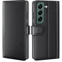 Mtp Products Samsung Galaxy S23 5G Läder Plånboksfodral med Stativ - Svart