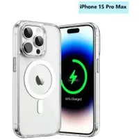 Mtp Products iPhone 15 Pro Max Okkes MagSafe Hybrid Skal - Klar