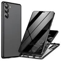 Mtp Products Samsung Galaxy S24 Magnetiskt Skal med Härdat Glas - Privacy - Svart