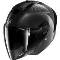Shark Rs Jet Carbon Blank öppen Hjälm