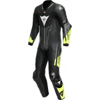 Dainese Misano 3 D-Air Airbag perforerad 1-delad motorcykel läderdräkt