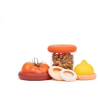Food Huggers Set of 5, 1 st, Terra Cotta