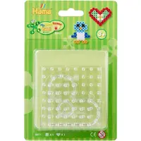 Hama Maxi Pärlplattor - 2 st. - Fyrkant/hjärta - - One Size - Pärlplattor
