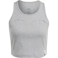 Adidas Linnen / Ärmlösa T-shirts LNG RIB TANK kvinnor - Grå - EU S