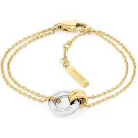 Calvin Klein Two Tone Dual Chain Bracelet