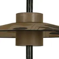 Forestier Taklampa , Thésée, dimbara, Brun / rost, Matsal, Tyg / textil