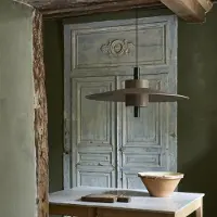 Forestier Taklampa , Thésée, dimbara, Brun / rost, Matsal, Tyg / textil