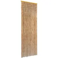 vidaXL Dörrdraperi i bambu 56x185 cm