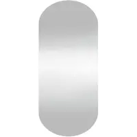 vidaXL Väggspegel 35x80 cm glas oval