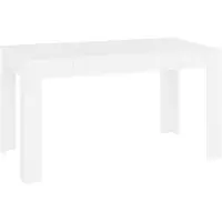 vidaXL Matbord vit 140x74,5x76 cm konstruerat trä