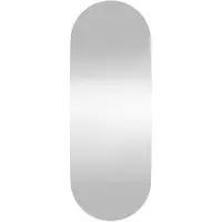 vidaXL Väggspegel 15x40 cm glas oval