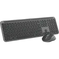 Logitech Signature Slim Combo MK950 - Sats med tangentbord och mus - trådlös - Bluetooth 5.1 LE - QWERTY - Nordisk - grafit