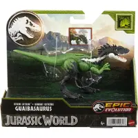 Mattel Jurassic World Strike Attack Guaibasaurus Dinosaurleksak med Enstaka Slagfunktion