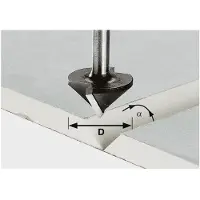Festool 491001 Gipskartongfräs Längd 49 mm Mått - Diameter Ø 32 mm Effektiv längd 16 mm Skaft-Ø 8 mm