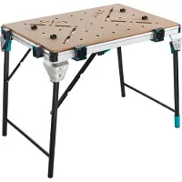 Wolfcraft 6909000 Arbetsbordmöbel 21 kg Svart, Silver