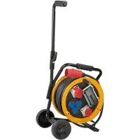 Brennenstuhl 1319200010 Kabelvinda 30 m Svart CEE-stickpropp 32 A 5-pol