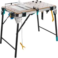 Wolfcraft 6918000 Arbetsbordmöbel Svart, Silver