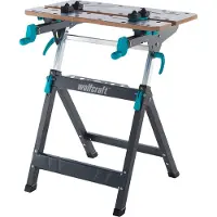 Wolfcraft 6871000 Arbetsbordmöbel 13.2 kg Svart, Silver
