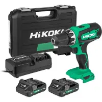 HiKOKI slagborrskruvdragare WKRETARKA UDAROWA 18V DV18DF WCZ 55Nm, 2x2,0Ah, väska