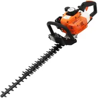 vidaXL Bensinmotorsax för Häckar, 722 Mm, Orange-Svart