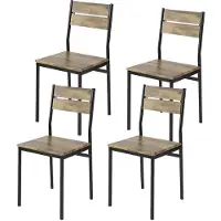 SoBuy 4-pack hopfällbara köksstolar