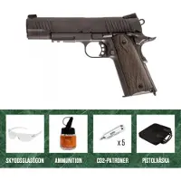 Cybergun Colt 1911 Rail - Blackened CO2 6mm KIT