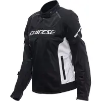 Dainese Air Frame 3 Damer Textiljacka (IT40) Svart/Vit 34 Damer sort