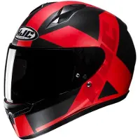 HJC C10 Tez MC1SF Integralhjälm Matt/Svart/Röd M Unisex sort