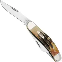 Case Knives Case Sowbelly 65313 Case 6.5 BoneStag TB6.5339 SS pocket knife, Tony Bose design