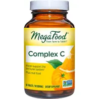 MegaFood , Komplex C, 60 Tabletter