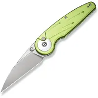 CIVIVI Starflare C23052-3 Satin Nitro-V, Lime Green Aluminum, pocket knife