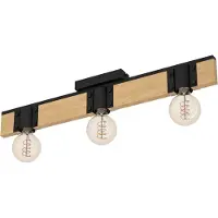Eglo Taklampa Bailrigg, dimbar, Ljust trä, Vardagsrum / matsal, Trä, Taklampa