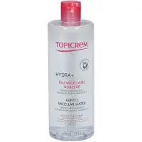 Topicrem Micellärt vatten mjukhet Rengör & tar bort make-up 400ml