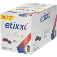 Etixx Sport Energi Gummies Låda Cola 40g 12 Enheter
