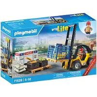 Playmobil My Life Gaffeltruck med last 71528