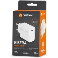 Natec RIBERA, inomhus, AC, 12 V, Vit