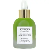 BONAJOUR [] Vegan Natural Green Multi Vitamin Serum for Face - 72% Vitamin Anti Aging & Brightenging Remove Dark Spot 1.18 fl. uns