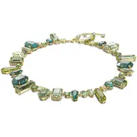 Swarovski Gema Imitationskristall Guldtonad Imitationskristall Halsband Damhalsband 5613735 Box (Random Color),F,Green