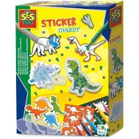 SES Creative Låg Yours Sticker Sets - Dinosaurier - - One Size - Klistermärken