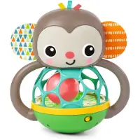 Bright Starts Aktivitetsleksaker - Haps' och Shake - Apa-Oball - - One Size - Aktivitetsleksaker