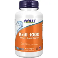 Now , Krill 1000, 1 000 mg, 60 Myggor
