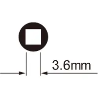 Icetoolz 12d5 Square 3.6 Mm Set Eknyckel