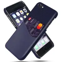 Mtp Products iPhone 7/8/SE (2020)/SE (2022) KSQ Skal med Korthållare - Blå