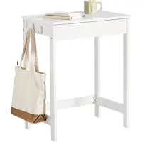 SoBuy Skrivbord FWT43-W, vit, 60x76x40 cm