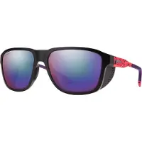 Smith - Solglasögon - Embark Matte Wild Child Chromapop Polar Violet Mirror för Unisex - Svart
