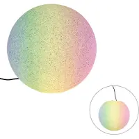 QAZQA Smart utomhuslampa grå 45 cm IP65 inkl LED - Nura