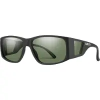 Smith Monroe Peak Matte Black Solglasögon chromapop pol gry grn